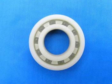 Chống kiềm / chống axit UPE nhựa vòng bi đồng bằng với kính không gỉ hoặc bóng gốm