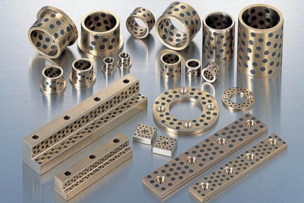 C86300 SAE430B Ống lót mặt bích bằng đồng Mangan Chất bôi trơn rắn Đúc ly tâm 4